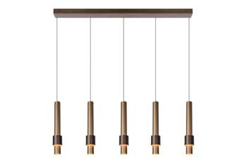 Lucide lampa wisząca LED Margary 5x(4,2W 460lm 2700K) 21W 2300lm złoto/brązowa 24402/30/96