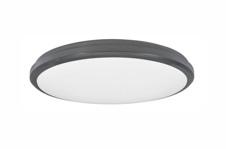 Luces Exclusivas plafon zewnętrzny LED Talavera 30W 2400lm 3000K ciemnoszaro/biały IP54 LE71426