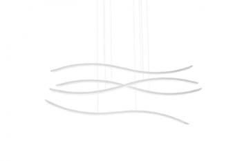 Azzardo lampa wisząca LED Waves 70W 4900lm 3000K biała AZ2913