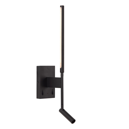 Lucide kinkiet Finan LED 2700K ładowanie USB czarny 68210/09/30