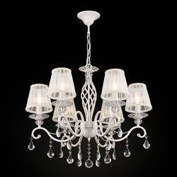 Maytoni żyrandol / lampa wisząca Grace 6xE14 Ø63cm biało/złota ARM247-06-G