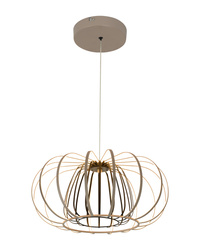 Aviano Lighting lampa wisząca LED Salo ściemnialna 55W 5500lm 3000K piaskowa 6033-113