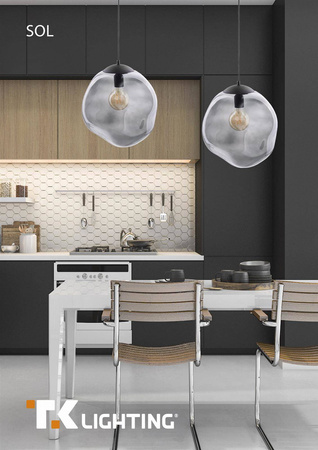 TK Lighting lampa wisząca Sol E27 grafitowa 4264