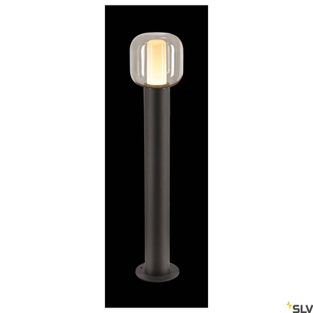 SLV lampa stojąca zewnętrzna LED Ovalisk 75 9,2W 630lm 3000/4000K antracytowa 17cm IP65 1004680