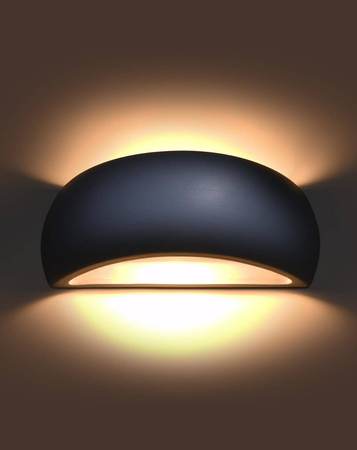 Sollux kinkiet techniczny Pontius G9 szary SL.0875