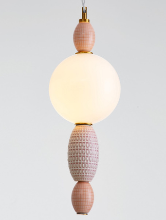 Luces Exclusivas lampa wisząca LED Joaquin Ø 20 cm 12W 794lm 3000K IP20 złoto/różowa LE44546