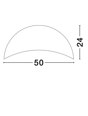 Luces Exclusivas lampa sufitowa LED Guanipa Ø 50 cm E27 1x12W IP20 biała LE44892