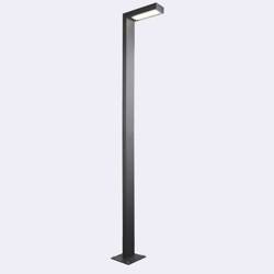 Norlys latarnia LED Asker 18W 1100lm 4000K czarna 236cm IP65 5127BL
