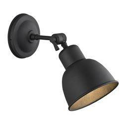 Argon kinkiet Eufrat E27 czarno/złoty 3185