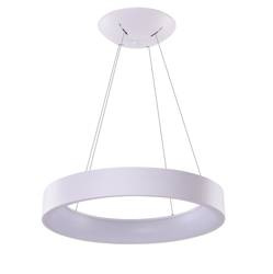Azzardo SMART lampa wisząca LED Solvent R 110 120W 7680lm 3000/6000K biała Ø120cm AZ3976