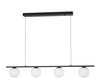 Luces Exclusivas lampa wisząca LED Ubeda 4x(8W 515lm 3200K) 32W 2060lm czarno/biała LE41806
