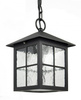 Su-ma lampa wisząca zewnętrzna Wenecja E27 czarna/patyna IP43 K 1018/1/KW