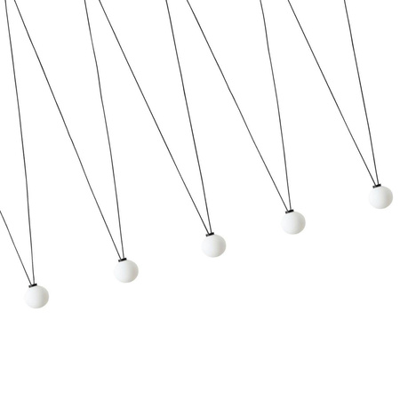 Orlicki Design lampa wisząca Movo V 5xG9 czarno/biała OR84269