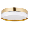 TK Lighting plafon Hilton 4xE27 biało/złoty 4773