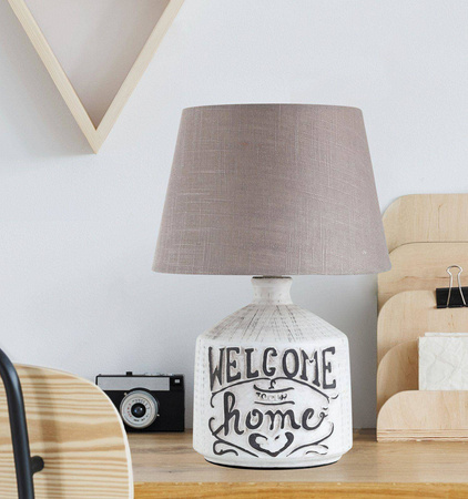 Rabalux lampka biurkowa Petra E14 popielata 4386