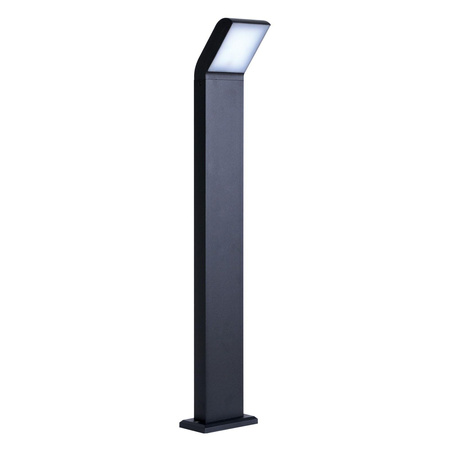 Kaja lampa stojąca zewnętrzna LED Vidar 12W 550lm 4000K czarno/biała IP54 79cm K-8148