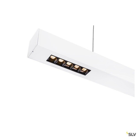 SLV lampa wisząca LED Q-Line 1m 45W 2100lm 3000K biała 1000926