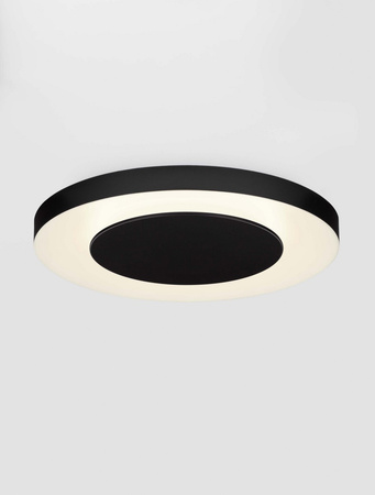 Luces Exclusivas lampa sufitowa LED Colquiri ściemnialna Ø 60 cm 37W 2207lm 2700-4000K IP20 biało/czarna LE44867