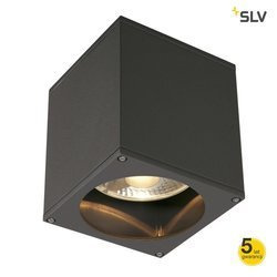 SLV plafon zewnętrzny Big Theo Ceiling Out GU10/ES111 antracytowy IP44 229555