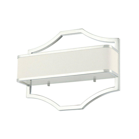 Orlicki Design kinkiet Gerdo Parette 2xE14 biały/chrom OR84504