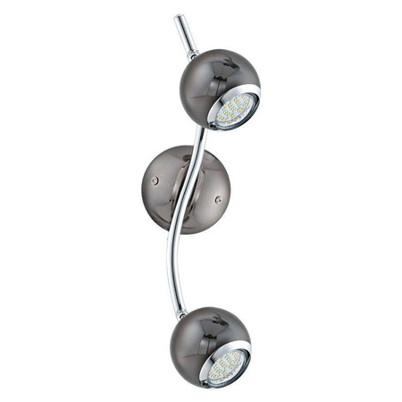 Eglo kinkiet LED (reflektorki) Bimeda 2x(3W 240lm 3000K) 6W 480lm chrom 31006