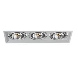 Kanlux oprawa sufitowa Arto 3xG53 szara wpuszczana 26616