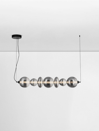 Luces Exclusivas lampa wisząca LED Luis ściemnialna 40W 5094lm 3000K IP20 czarno/szara LE44223