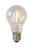 Lucide żarówka LED A60 E27 Filament Ø 6 cm LED 1x7W 2700K transparentna 49080/07/60