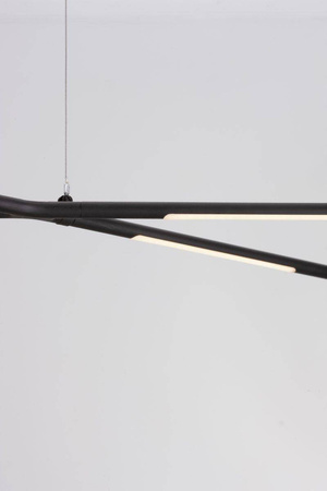 Luces Exclusivas lampa wisząca LED Bell 30W 2231lm 3000K czarna LE42728