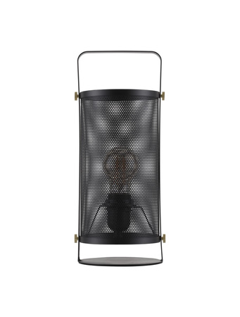 Luces Exclusivas lampa stołowa LED Bapuz Ø 13 cm E27 1x12W IP20 czarna LE43430