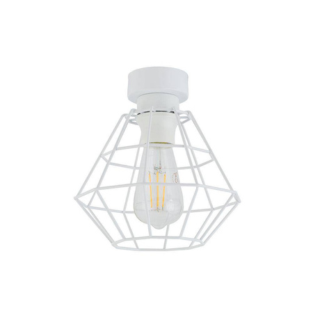 TK Lighting plafon Diamond E27 biały 6209