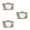 Kanlux oczko stropowe (zestaw) Tribis II L C/M 3xGU10 chrom 23845