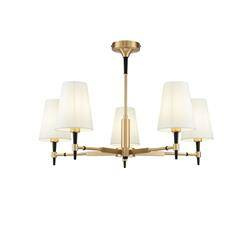 Maytoni lampa wisząca Zaragoza 5xE14 Ø78cm mosiężna H001CL-05BS