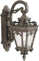 Elstead kinkiet zewnętrzny Tournai E27 szaro/brązowy IP44 KL-TOURNAI2-M