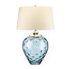 Quintiesse lampka biurkowa Samara 2xE27 + GU10 szaro/niebieska Ø51cm QN-SAMARA-TL-LRG-BLU