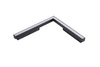 Azzardo lampa szynowa magnetyczna LED Saga Track Magnetic (narożnik A) 24W 3000K czarna AZ4613