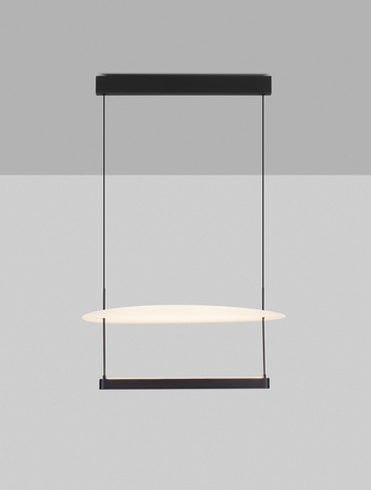 Luces Exclusivas lampa wisząca LED Tiraque ściemnialna 40W 2560lm 3000K IP20 czarna LE44629