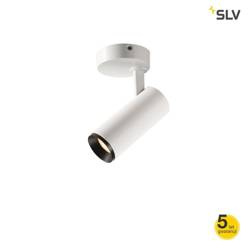 SLV kinkiet (reflektorek) LED Numinos M 10,4W 1019lm 2700K 24° ściemnialny Phase biało/czarny 1004102