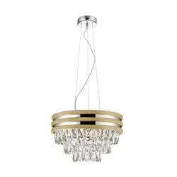 Zuma Line żyrandol / lampa wisząca Naica 5xE14 złota P0525-04A-F4V6