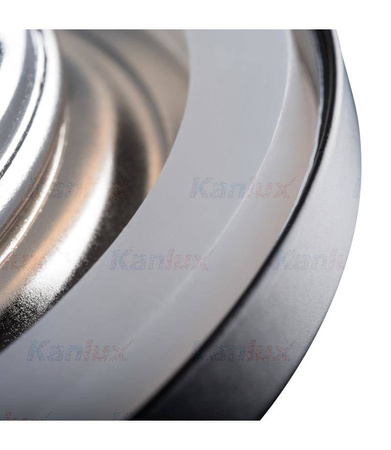 Kanlux łazienkowe oczko stropowe Marin Gx5.3 czarne Ø8,5cm IP44/20 32501