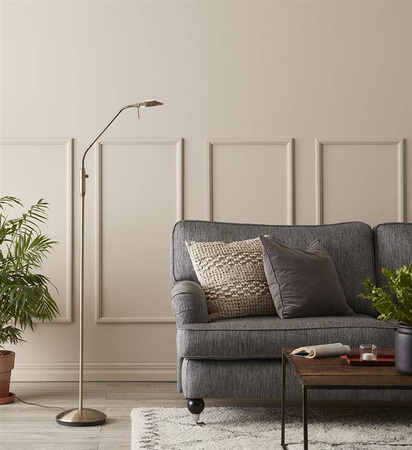 Markslojd lampa podłogowa LED Hudson 6W 450lm 3000K mosiężna 152cm 105582