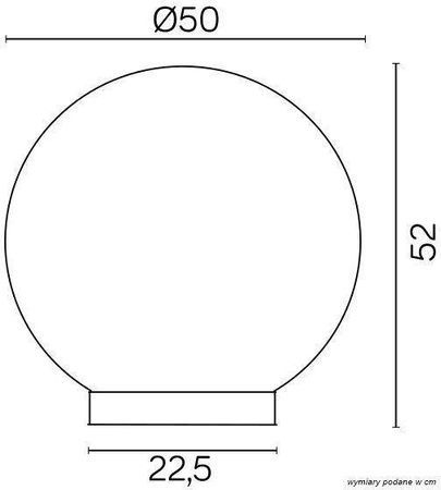 Su-ma lampa stojąca zewnętrzna Alekule E27 czarna 52cm IP44 G 500 Z
