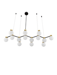 Luces Exclusivas lampa wisząca LED Caminos G9 14x5W IP20 czarno/złota LE44545