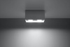 Sollux plafon Quad maxi 2xGU10 szary SL.0382