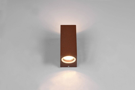 Trio kinkiet zewnętrzny Roya 2xGU10 rdzawy IP44 204269224