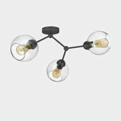 TK Lighting plafon Fairy 3xE27 grafitowy 4372