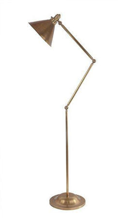 Elstead lampa podłogowa Provence E27 mosiężna 167,3cm PV-FL-AB