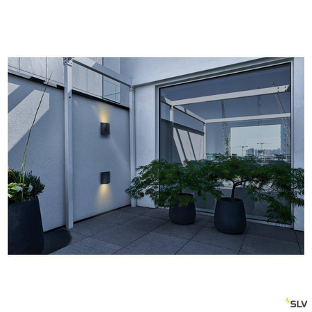 SLV kinkiet zewnętrzny LED Vilua 16W 810lm 3000K antracytowy IP54 1002504