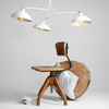 Aldex żyrandol / lampa wisząca Espace 3xE27 biała 1036E