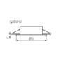 Kanlux łazienkowe oczko stropowe Marin Gx5.3 czarne Ø8,5cm IP44/20 32501